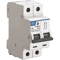 Lauritz Knudsen (Formerly L&T Switchgear Business) Tripper BA20630C | Tripper MCB 63A DP 240V AC 6kA C Curve| White | Useful in Overload, Short-Circuit & Isolation With Extended Warranty Up to 5 year