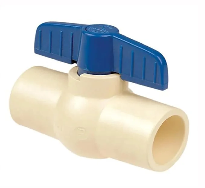 Skadioo hardware fittings, ball valve CPVC 1 inch for home/commercial/Indurtial use, 1, white