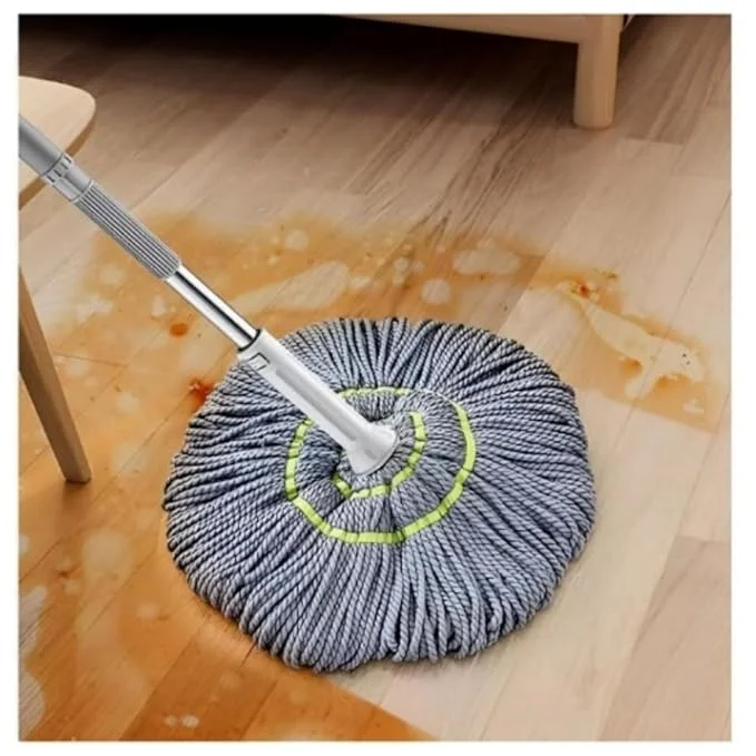TEKCOOL Microfiber Twist Mop for Floor Cleaning, Squeeze Twist Mop Stick, Durable Dust Easy to Use Floor Cleaner, Effective for Hardwood, Tile, and Laminate: