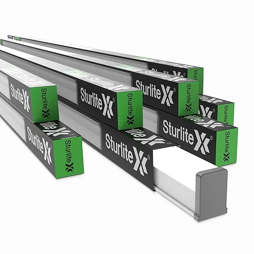 Sturlite Ray 22 Watt LED Batten| 6500K Cool White Color Temperature Tube light| Sleek Elegant Design With CRI Tech| 25000 Hrs Rated Life| 2200 Lumens - Pack of 8
