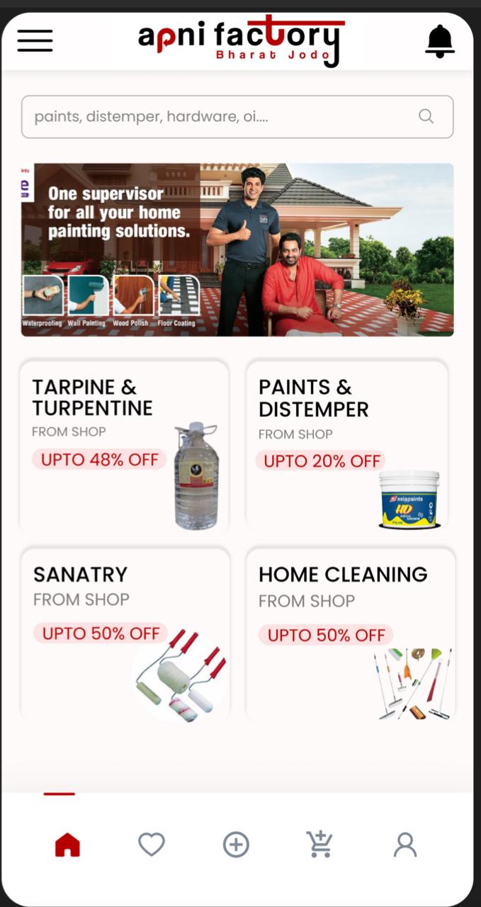 Apni Factory App Mockup